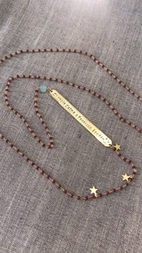 Collana Mantra Targhetta